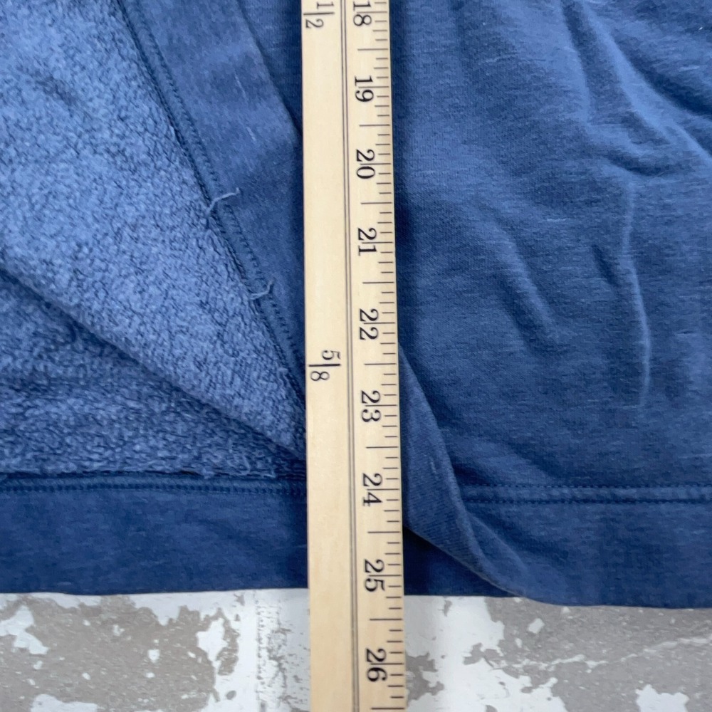 Adidas Hoodie Women Medium Blue White Sweatshirt Sweater Spell Out Logo * - Picture 12 of 14
